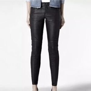 Allsaints Mauritius Leather Skinny Pants